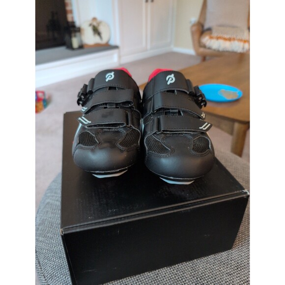 EUC Peloton cycling bike shoes with look delta cleats EU 42 US women's 11 - Picture 2 of 7